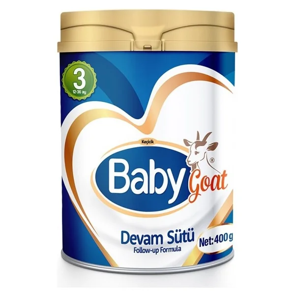 Baby Goat 3 Keçi Sütü Bazlı Biberon Maması 400g 12-24 Ay İçin Sütlü Formül - Görsel 3