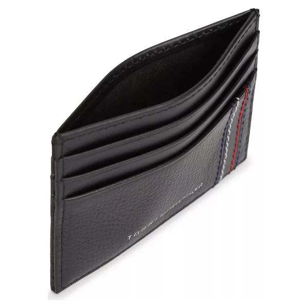 Tommy Hilfiger Erkek Kart Bölmeli Deri Siyah Cüzdan Am0am14228-Bds - Görsel 3