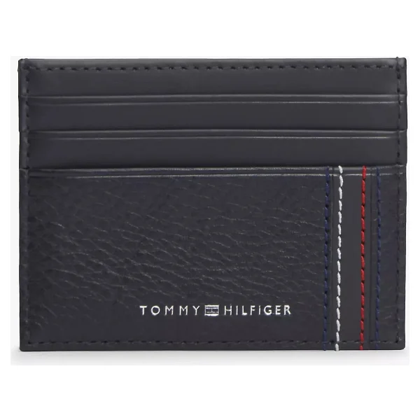 Tommy Hilfiger Erkek Kart Bölmeli Deri Siyah Cüzdan Am0am14228-Bds - Görsel 6