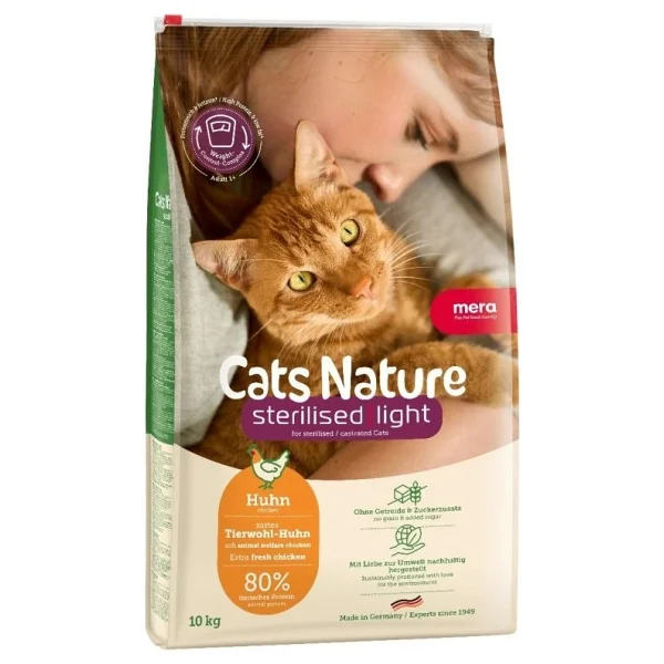 Mera Nature Light Tavuklu 10 Kg Kısırlaştırılmış Kedi Maması - Görsel 2