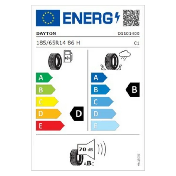 Dayton Touring 2 185/65 R14 86h Yaz Lastiği - 2026 - Görsel 2