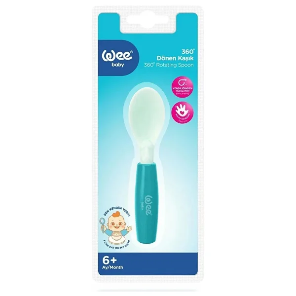 Wee Baby 360 Derece Dönen Kaşık - Görsel 7