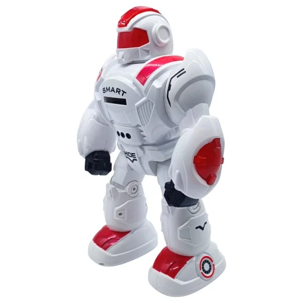 Birlik Oyuncak Uzaktan Kumandalı Disk Atabilen Robot 3+ Yaş İçin Eğlenceli Özellikler 1/20 Ölçek - Mavi - Görsel 7