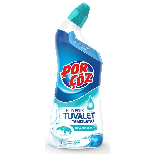 Porçöz Hijyenik Tuvalet Temizleyici Okyanus Esintisi 750 Ml 3 Adet - Görsel 2