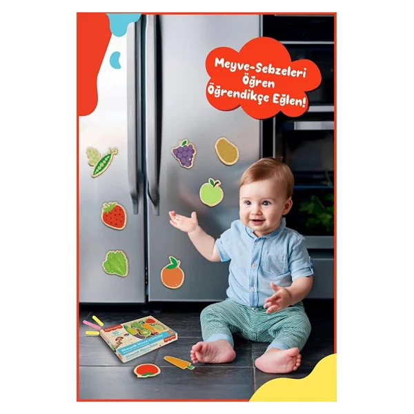 Fisher-Price Fisher Price Manyetik Meyve Sebze - Görsel 3