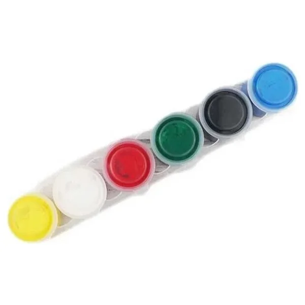 Funny Kids Akrilik Boya 6 Renk x 25 ml Sağlığa Zararsız Özellikte Canlı Renkler - Görsel 7