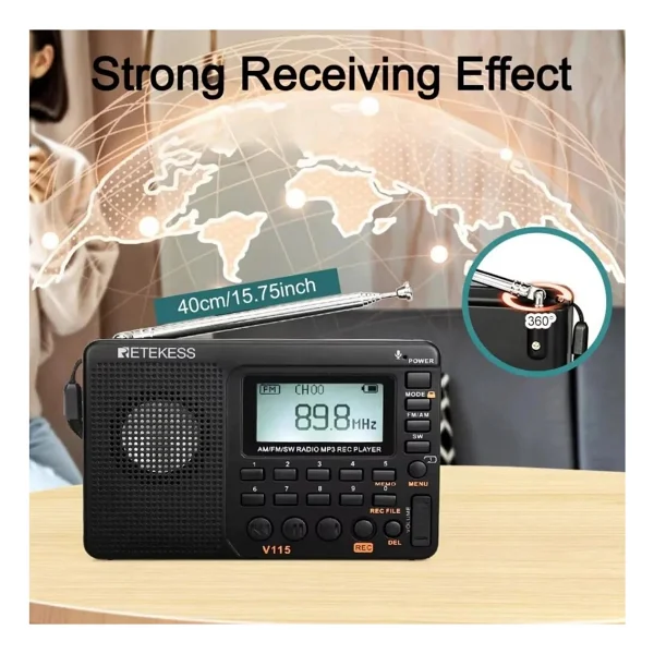 Retekess V115 Radyo - Görsel 3