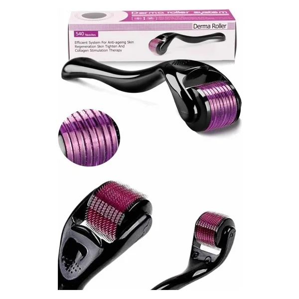 Epilons Derma Roller Titanyum Uçlu 540 Iğneli 1 Mm Saç Sakal Çıkarma Ve Cilt Bakım Masaj Aleti - Görsel 10