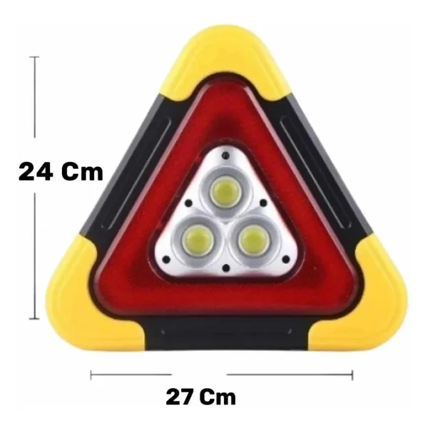 Epilons Işıklı Üçgen Reflektör LED Projektör Acil Durum Feneri Flaşör 500 Lümen - Görsel 5