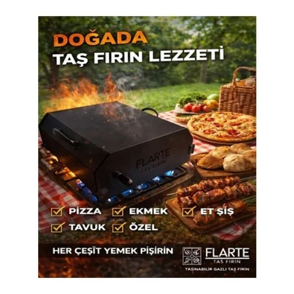 Flarte Taş Fırın Flarte Ocak Üstü Taş Fırın - Görsel 4