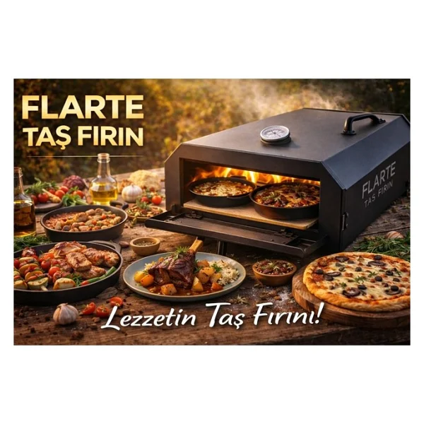 Flarte Taş Fırın Flarte Ocak Üstü Taş Fırın - Görsel 6