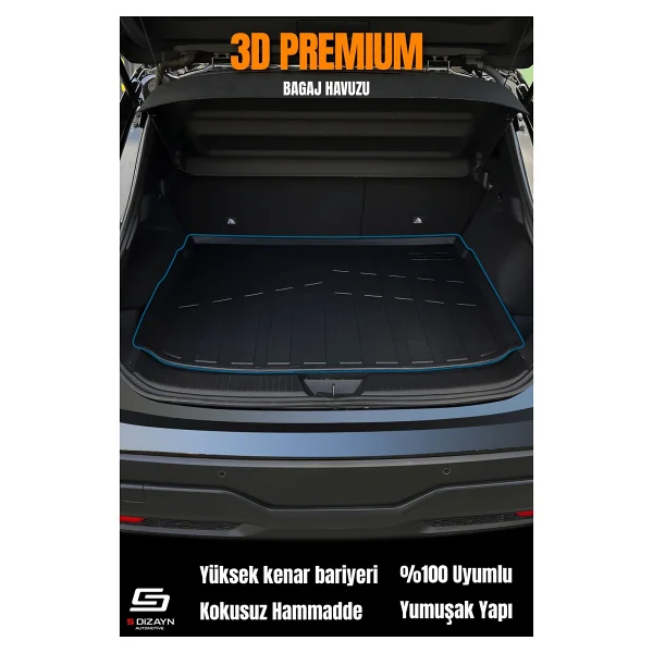 S Dizayn S-Dizayn Hyundai İ20 3d Pro Bagaj Havuzu 2020 Üzeri A+ Kalite - Görsel 2