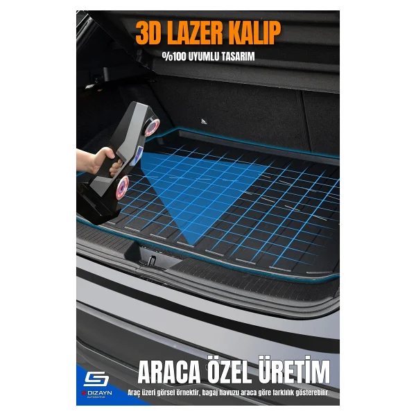 S Dizayn S-Dizayn Hyundai İ20 3d Pro Bagaj Havuzu 2020 Üzeri A+ Kalite - Görsel 3