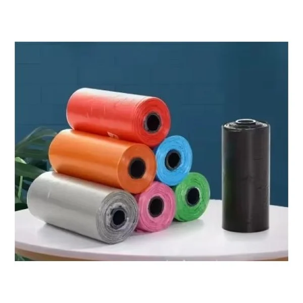 Köpek Dışkı Poşeti 4lü Düz Renk Set - Görsel 2