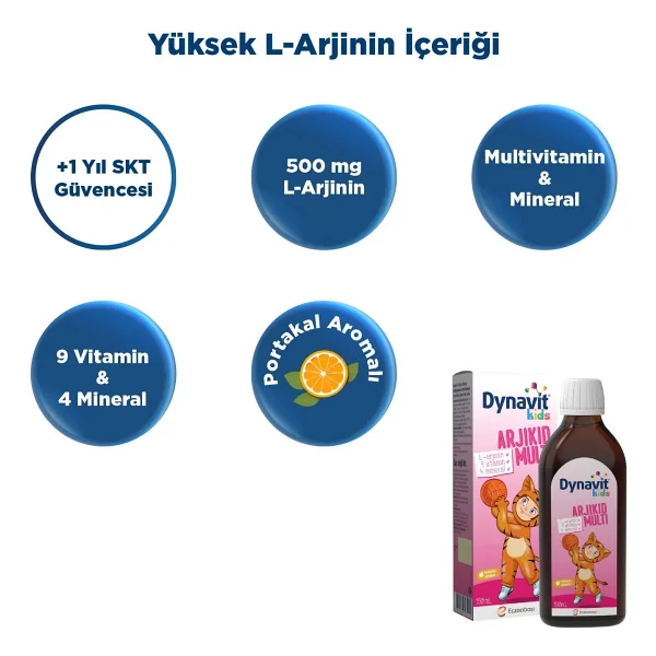 Dynavit Kids Arjikid Multi Şurup 150 ml - Görsel 9