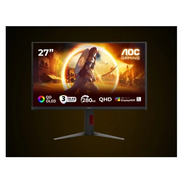 Aoc Q27g4zd 27" 0.03 Ms 2k Pivot 280 Hz OLED Oyuncu Monitörü - Görsel 2