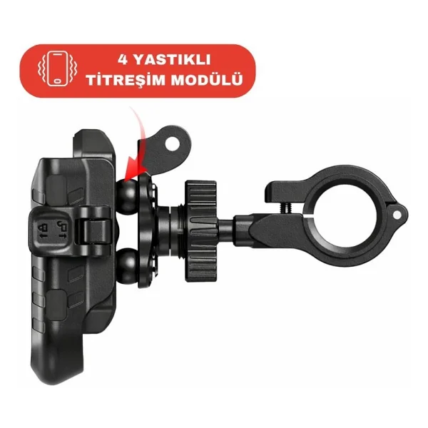 Knmaster Tt-500 Motosiklet Telefon Tutucu - Görsel 3