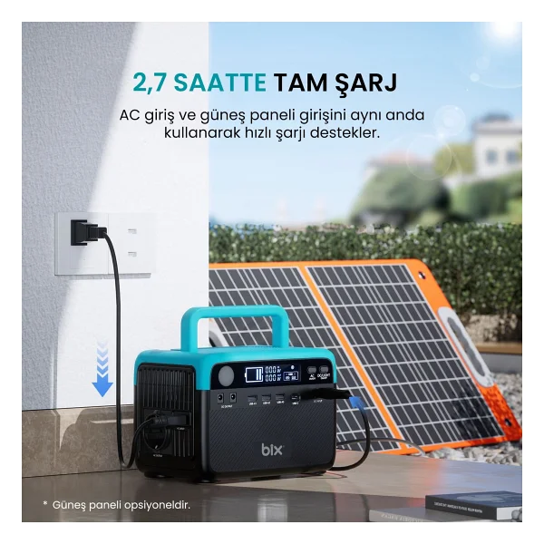 Bix Ps60k 192 Wh 300 W Taşınabilir Güç Kaynağı - Görsel 3