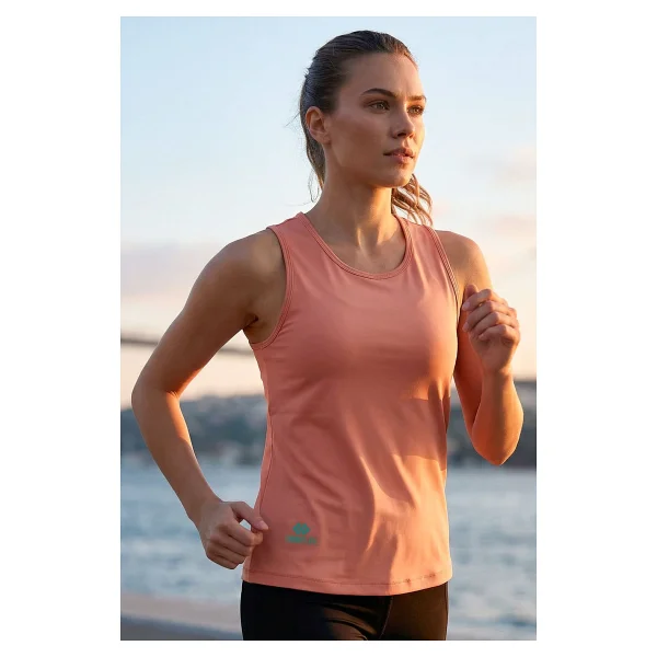 Tommy Lıfe Mercan Standart Fit Çapraz Sırt Detaylı Kadın Spor Atlet - 97296 - Görsel 10