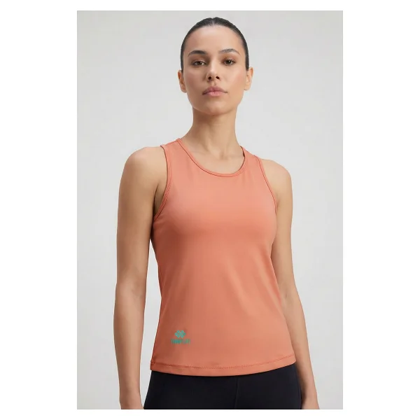 Tommy Lıfe Mercan Standart Fit Çapraz Sırt Detaylı Kadın Spor Atlet - 97296 - Görsel 3