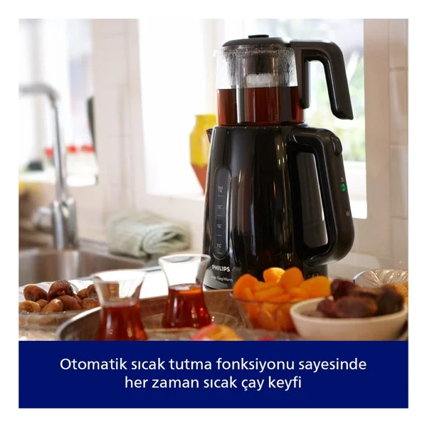 3'lü Çeyiz Seti (Hd6301/90 Tost Makinesi + Hd7301/00 Çay Makinesi + Hr2695/01 Blender Seti) - Görsel 6