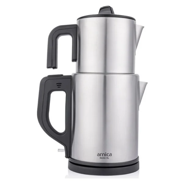 Arnica Demli XL Inox Çelik Çay Makinesi - Görsel 4