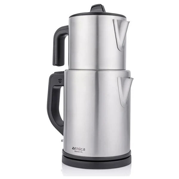 Arnica Demli XL Inox Çelik Çay Makinesi - Görsel 5