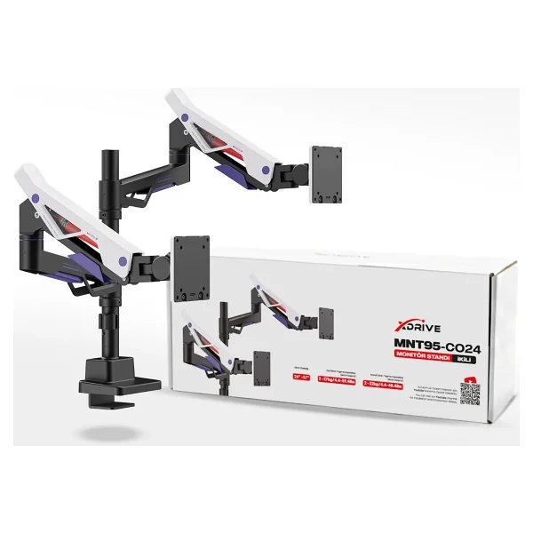 Xdrive Mnt-95/C024 24-57 İnç İki Kollu Monitör Standı - Görsel 4