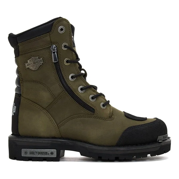 Harley Davidson Riddick 025m100552- O05-08 Haki Erkek Deri Bot - Görsel 6