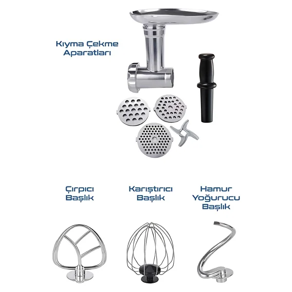 Onvo Ovkc01 1500 W 6.3 Lt Hamur Yoğurma Makinesi - Görsel 5