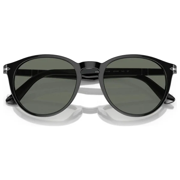 Persol Po3152s 901458 Black-Green Polarize Erkek Güneş Gözlüğü - Görsel 5