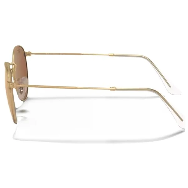 Ray-Ban Round Metal 3447 112/Z2 Gold-Brown/Pink Aynalı Güneş Gözlüğü - Görsel 7