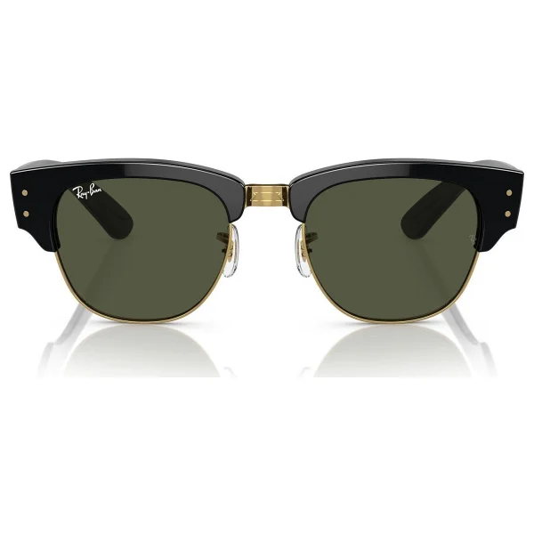Ray-Ban Mega Clubmaster 0316s 901/31 Black/Gold-Green Güneş Gözlüğü - Görsel 9