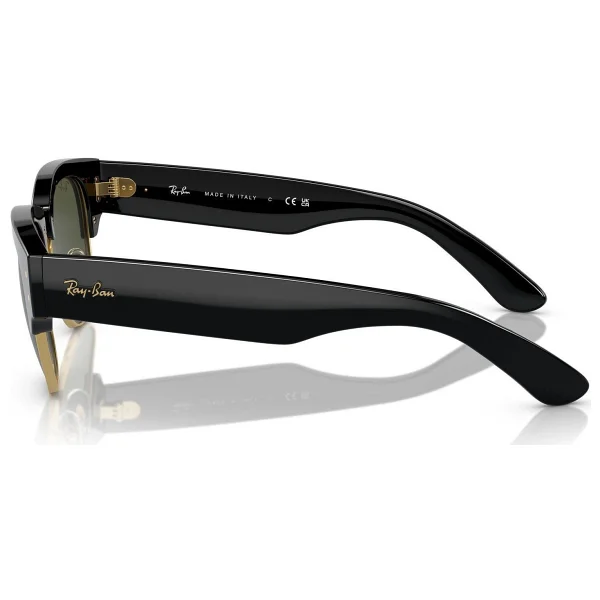 Ray-Ban Mega Clubmaster 0316s 901/31 Black/Gold-Green Güneş Gözlüğü - Görsel 10
