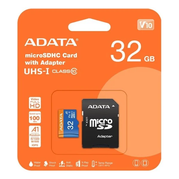 Adata Premier 32 GB AUSDH32GUICL10A1-RA1 100MB/s UHS-I Class10 V10 Micro SD Kart - Görsel 5