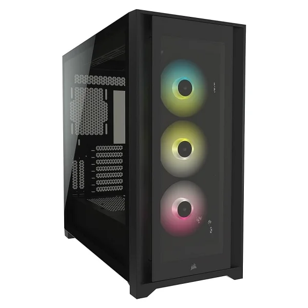 Corsair İcue 5000x RGB Cc-9011212-Ww Fanlı Siyah E-Atx Oyuncu Kasası - Görsel 2