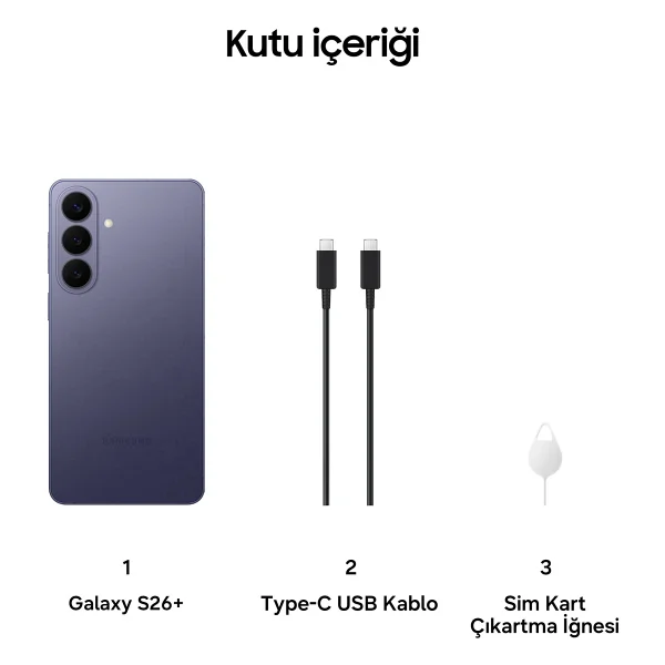 Samsung Galaxy S26 Plus 256 GB Kobalt Mor - Görsel 7