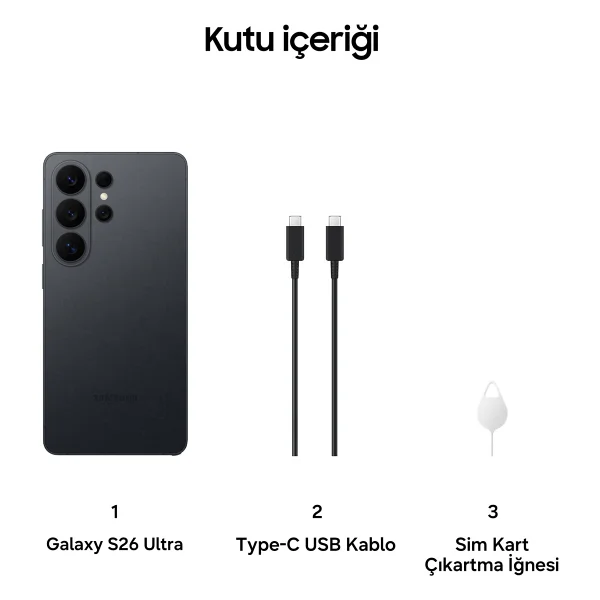 Samsung Galaxy S26 Ultra 512 GB 12 GB Siyah - Görsel 6