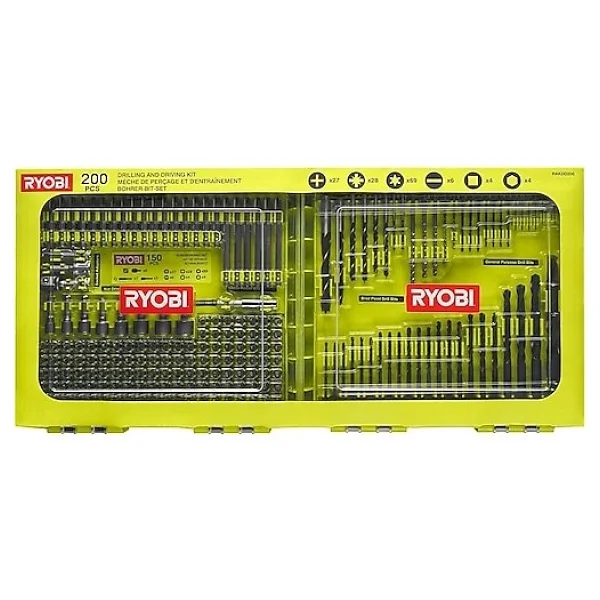 Ryobi Rakdd200 200 Parça Delme Vidalama Ucu Seti - Görsel 3