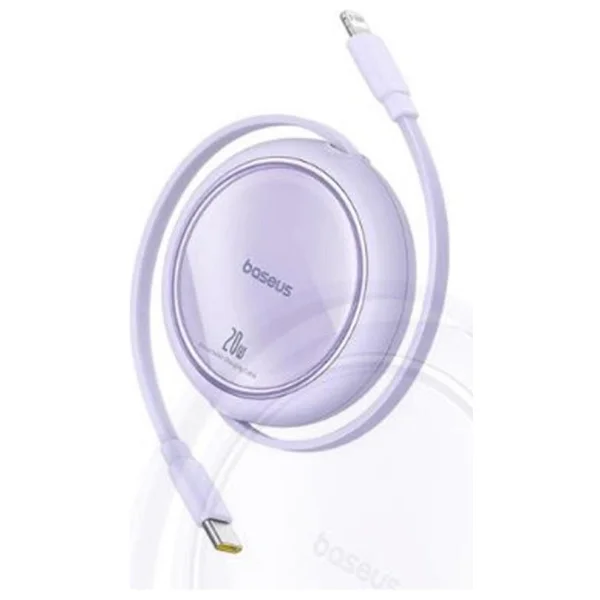 Baseus Free2pull 1 M Mor Type-C To Lightning Hızlı Şarj Kablosu - Görsel 2