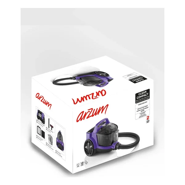 Arzum AR4070 Cleancompact Cyclone 890 Watt HEPA Filtreli-1,8 litre Toz Torbasız Elektrikli Süpürge - Görsel 6
