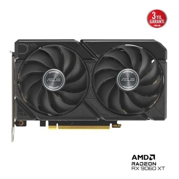 Asus RX 9060 Xt Dual Dual-Rx9060xt-8g 128 Bit Gddr6 8 GB Ekran Kartı - Görsel 2