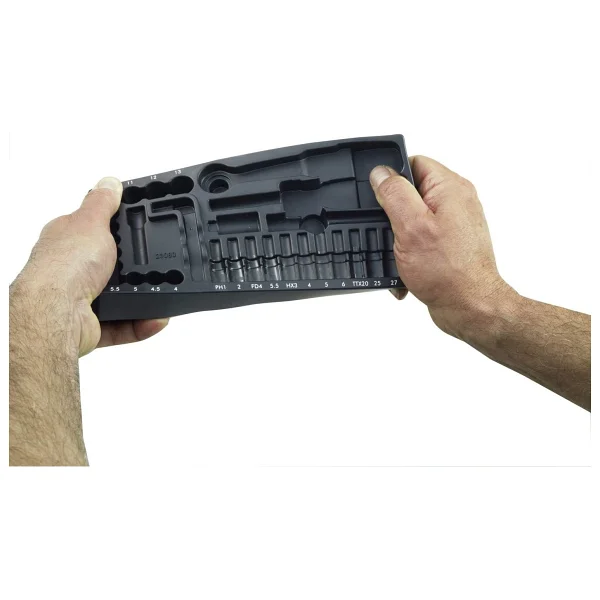 Proxxon 23080 1/4'' 36 Parçalı Cırcır Kollu Lokma Bits Takımı - Görsel 4