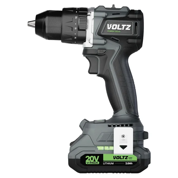 Voltz Vzdr-20-I E 20 V Çift Akülü 2 Ah Darbeli Matkap - Görsel 2