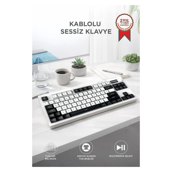 Torima Tk12 Tkl RGB USB Kablolu Oyuncu Klavyesi - Görsel 8