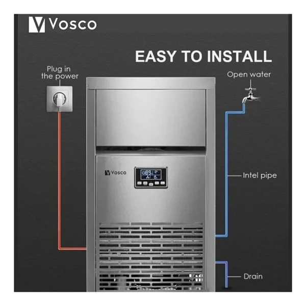 Vosco Vsc-65/S 65 Kg Endüstriyel Buz Makinesi - Görsel 3