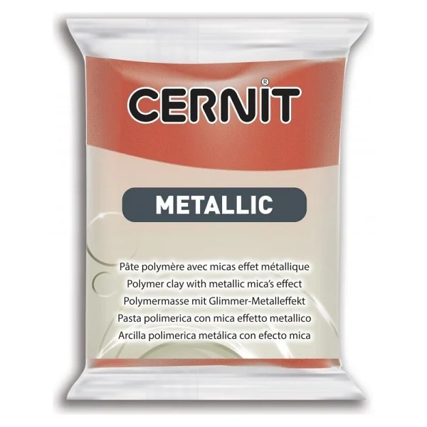 Cernit Metallic Polimer Kil 56 Gr 057 Copper - Görsel 2