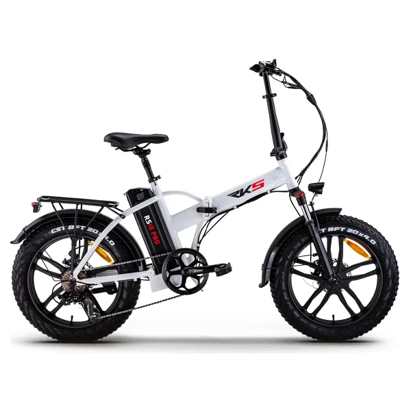 Rks Rs3 Pro 250 W Beyaz Katlanabilir Elektrikli Bisiklet - Görsel 6