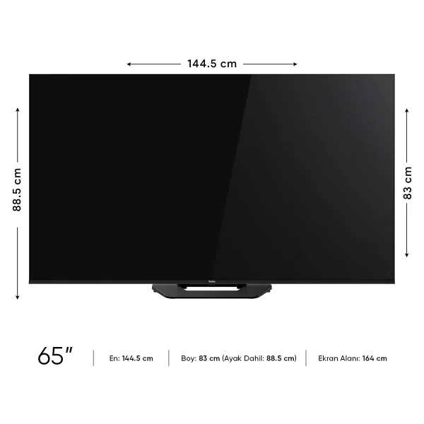 Nextstar Ye-65ıdwp14 4K Ultra HD 65" 165 Ekran Uydu Alıcılı Google Smart Mini LED TV - Görsel 6