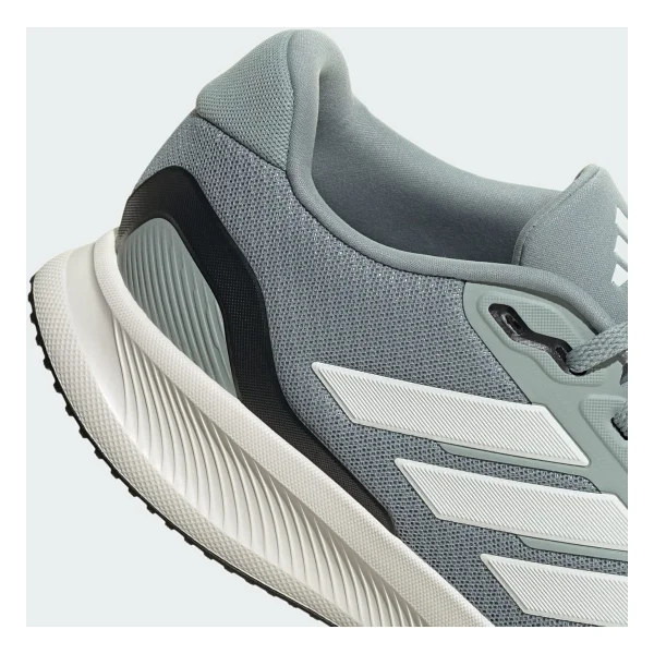 Adidas Runfalcon 5.0 JQ6975 Gri-Beyaz Erkek Koşu Ayakkabısı - Görsel 5